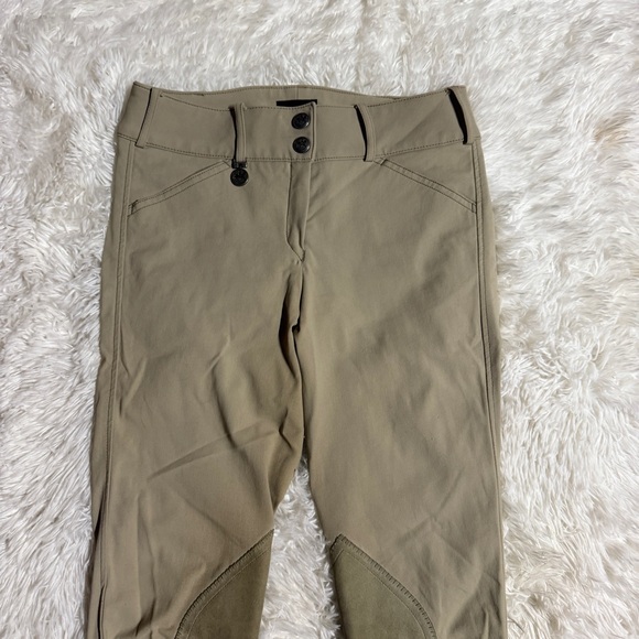 Women’s Size 26L Tan Pikeur Knee Patch Horseback Riding Breeches - Picture 4 of 8